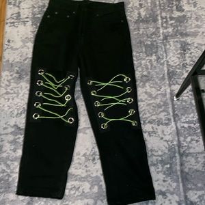 Straight Leg Cool Design Jeans